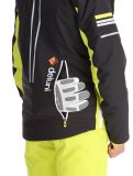 Thumbnail Deluni, Challenger 4 ski jacket men Black / Yellow Lime black, yellow 