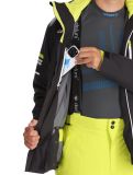 Thumbnail Deluni, Challenger 4 ski jacket men Black / Yellow Lime black, yellow 