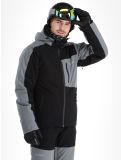 Thumbnail Deluni, Icerocker Plus ski jacket men Black / Dark Grey black, grey 