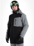 Thumbnail Deluni, Icerocker Plus ski jacket men Black / Dark Grey black, grey 