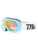 Thumbnail Demon, Snow 6 Mirror goggles kids Matt Light Blue - Orange Red Mirror blue 