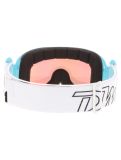 Thumbnail Demon, Snow 6 Mirror goggles kids Matt Light Blue - Orange Red Mirror blue 