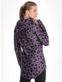 Thumbnail Eivy, Icecold Hood thermal shirt women Purple Cheetah black, purple 