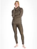 Thumbnail Eivy, Icecold Wool thermal shirt women Leopard brown 