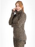 Thumbnail Eivy, Icecold Wool thermal shirt women Leopard brown 