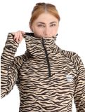 Thumbnail Eivy, Icecold Zip pullover women Zebra brown 