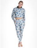 Thumbnail Eivy, Pocket thermal pants women Blue Flower blue, white 