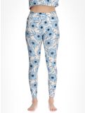 Thumbnail Eivy, Pocket thermal pants women Blue Flower blue, white 