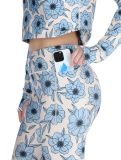 Thumbnail Eivy, Pocket thermal pants women Blue Flower blue, white 