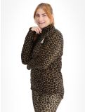 Thumbnail Eivy, Techlight Halfzip Fleece sweater women Leopard brown 