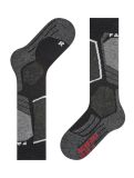 Thumbnail Falke, SK2 Intermediate ski socks kids Black Mix black, grey 