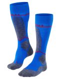 Thumbnail Falke, SK4 Advanced Compression Light compression socks men Olympic blue, grey 