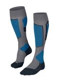 Thumbnail Falke, SK4 Advanced ski socks men M. Grey Melange blue 