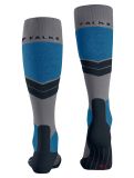 Thumbnail Falke, SK4 Advanced ski socks men M. Grey Melange blue 