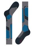 Thumbnail Falke, SK4 Advanced ski socks men M. Grey Melange blue 