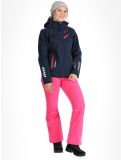 Thumbnail Geographical Norway, Reine softshell ski jacket women Navy / Pink blue, pink 