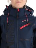 Thumbnail Geographical Norway, Reine softshell ski jacket women Navy / Pink blue, pink 