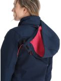 Thumbnail Geographical Norway, Reine softshell ski jacket women Navy / Pink blue, pink 