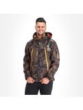 Thumbnail Geographical Norway, Torry Camo 007 softshell ski jacket men green, orange 