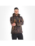 Thumbnail Geographical Norway, Torry Camo 007 softshell ski jacket men green, orange 