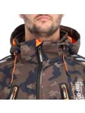 Thumbnail Geographical Norway, Torry Camo 007 softshell ski jacket men green, orange 