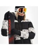 Thumbnail Head, Ashley ski jacket women legacy print ivory white 