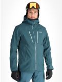 Thumbnail Helly Hansen, Alpha 3L Long Shell hardshell ski jacket men Dark Creek green 