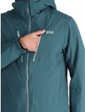 Thumbnail Helly Hansen, Alpha 3L Long Shell hardshell ski jacket men Dark Creek green 