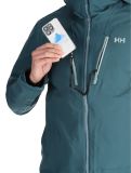 Thumbnail Helly Hansen, Alpha 3L Long Shell hardshell ski jacket men Dark Creek green 