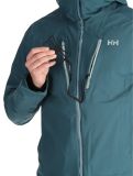 Thumbnail Helly Hansen, Alpha 3L Long Shell hardshell ski jacket men Dark Creek green 