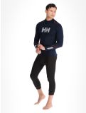 Thumbnail Helly Hansen, Lifa Merino Midw Logo thermal shirt men Navy blue 