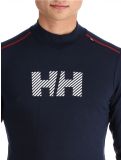 Thumbnail Helly Hansen, Lifa Merino Midw Logo thermal shirt men Navy blue 