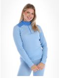 Thumbnail Helly Hansen, W Lifa Merino Midweight 1/2 Zip pullover women Bright Blue blue 