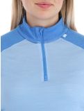 Thumbnail Helly Hansen, W Lifa Merino Midweight 1/2 Zip pullover women Bright Blue blue 