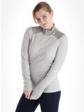 Thumbnail Helly Hansen, Lifa Merino Midweight 1/2 Zip pullover women Mellow Grey grey 