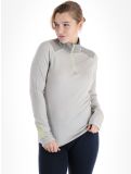 Thumbnail Helly Hansen, Lifa Merino Midweight 1/2 Zip pullover women Mellow Grey grey 