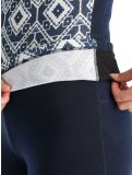 Thumbnail Helly Hansen, W Lifa Merino Midweight Graphics Crew thermal shirt women Navy Star Pixel blue 