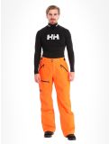 Thumbnail Helly Hansen, Sogn Cargo hardshell ski pants men neon orange 