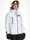 Thumbnail Helly Hansen, Sogn Shell 2.0 hardshell ski jacket men Grey Fog Snow Camo AOP grey, white 