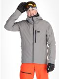 Thumbnail Helly Hansen, Swift 3L Shell hardshell ski jacket men Concrete grey 