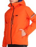 Thumbnail Helly Hansen, Swift Team ski jacket men Cherry Tomato orange 