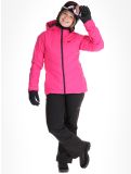 Thumbnail Helly Hansen, W Alpine Insulated ski jacket women Dragon Fruit Black black, pink 