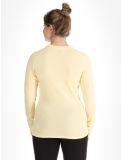 Thumbnail Helly Hansen, W Lifa Merino Midweight Graphics Crew thermal shirt women Yellow Cream Floral AOP yellow 