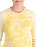 Thumbnail Helly Hansen, W Lifa Merino Midweight Graphics Crew thermal shirt women Yellow Cream Floral AOP yellow 