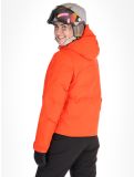 Thumbnail Helly Hansen, W Nora Short Puffy ski jacket women Cherry Tomato orange 