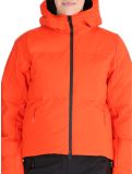 Thumbnail Helly Hansen, W Nora Short Puffy ski jacket women Cherry Tomato orange 