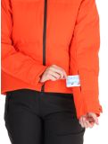 Thumbnail Helly Hansen, W Nora Short Puffy ski jacket women Cherry Tomato orange 