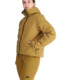 Thumbnail Helly Hansen, W Nora Short Puffy ski jacket women Lynx yellow 