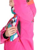 Thumbnail Helly Hansen, W Powchaser 2.0 ski jacket women JPB AOP multicolor, pink 