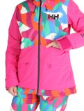 Thumbnail Helly Hansen, W Powchaser 2.0 ski jacket women JPB AOP multicolor, pink 